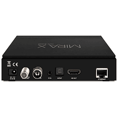 Receptor COMBO Linux (Satélite DVB-S2X HEVC + OTT IPTV + DVB-T2/C) 4K Ultra HD - AMIKO MIRA X