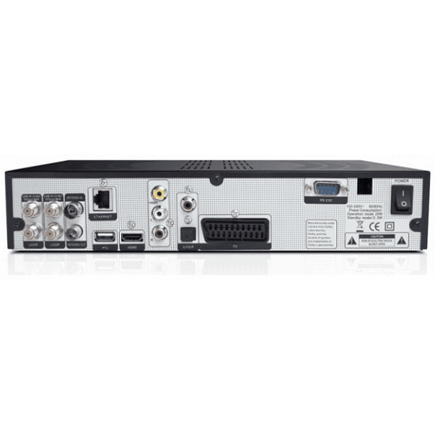 Receptor COMBO HD Ethernet (2x DVB-S2 e 1x DVB-C/DVB-T) - SAB 2
