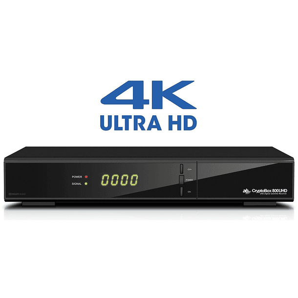 Receptor Satélite DVB-S2X UltraHD 4K H265 HEVC - CRYPTOBOX 800UHD 1
