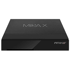 Receptor Satélite DVB-S2X HEVC + OTT IPTV Full HD Ethernet - AMIKO MIRA X