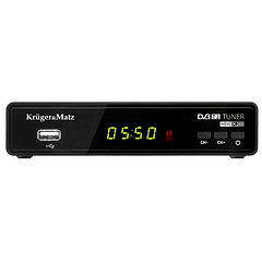 Receptor TDT Full HD DVB-T2 H.265 HEVC - Kruger&Matz