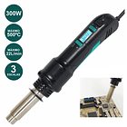 Punho Ar Quente Digital Portátil p/ Dessoldar - Proskit 1