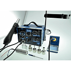 Estação Soldadura Ar Quente + Ferro Soldar c/ LCD 2