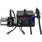 Estação Soldadura Ar Quente + Ferro Soldar c/ LCD + Acessórios 2