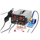 Estação de Soldadura e Ar Quente SMD 1000W c/ Fonte de Alimentação 5A - YIHUA 1