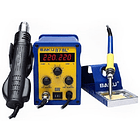 Estação Soldadura Ar Quente + Ferro Soldar c/ LCD (700W) ESD SAFE - BAKU 1