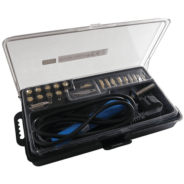 Ferro Soldar (Caneta de Pirografia) p/ Gravação em Madeira/Plastico, Cortes e Soldadura 1