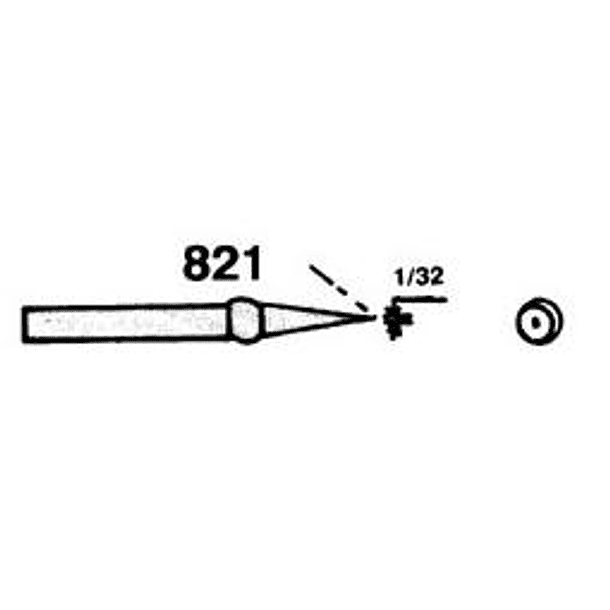 Ponteira p/ Ferro Soldar 0.8 mm 45ø 