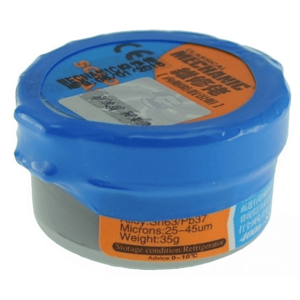 Solda em Pasta Sn63/Pb37 (35g) 