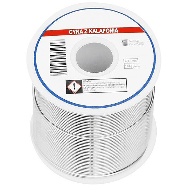Rolo de Solda 60/40 1,5mm (1Kg) 