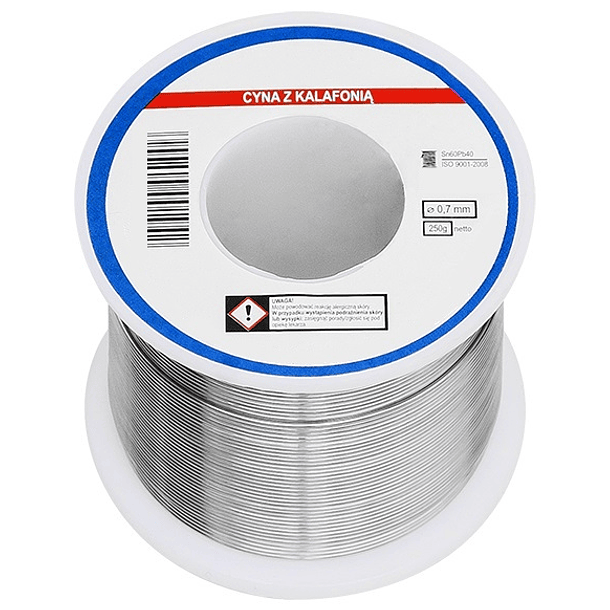 Rolo de Solda 60/40 0,7mm (250g) 