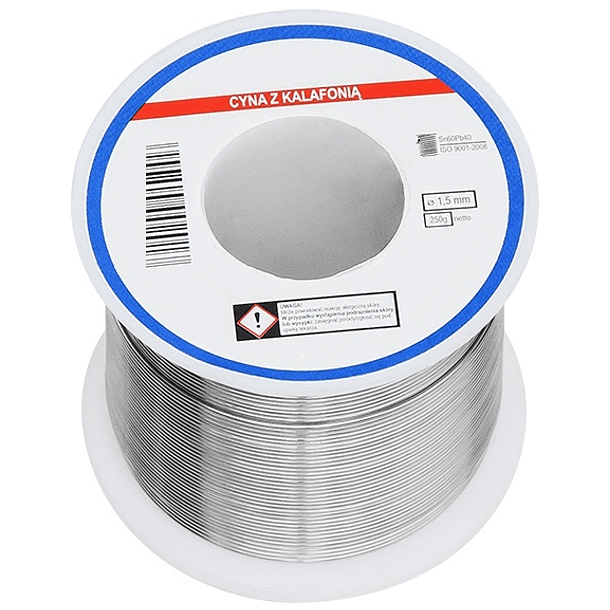 Rolo de Solda 60/40 1,5mm (250g) 