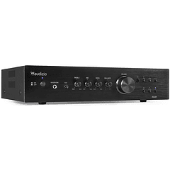 Amplificador Hi-Fi 400W c/ Leitor MP3 e CD Players AD220B (Preto) - AUDIZIO