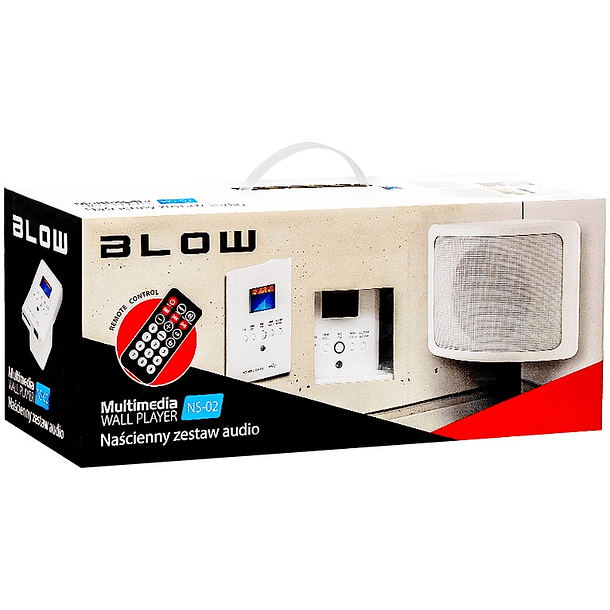 Sistema de Som Amplificado Bluetooth/USB/SD/AUX/FM c/ 2 Colunas (NS-01) - BLOW 3
