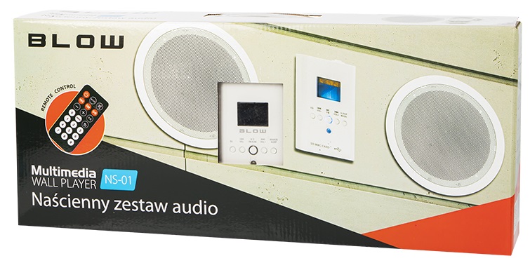 Fonestar Sistema de Som Amplificado Bluetooth/USB/FM com 4 Colunas -  KS-WALL-4