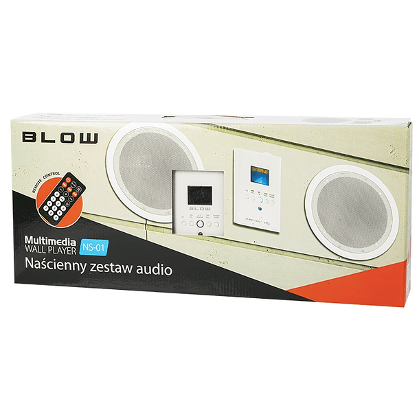 Sistema de Som Amplificado Bluetooth/USB/SD/AUX/FM c/ 2 Colunas (NS-01) - BLOW 4