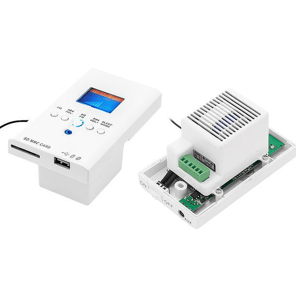 Amplificador Instalação 15W RMS Bluetooth/USB/SD/AUX/FM c/ 2 Colunas - BLOW 2