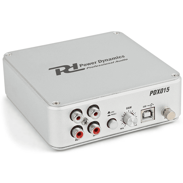 Pré-Amplificador USB Phono c/ Software (PDX015) - Power Dynamics 1
