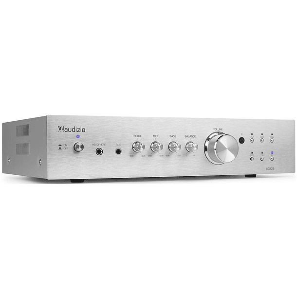 Amplificador Hi-Fi 400W c/ Leitor MP3 e CD Players AD220A (Aluminio) - AUDIZIO 1
