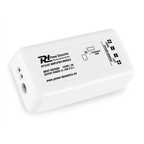 Amplificador Compacto Bluetooth 60W (BT10) - Power Dynamics 1
