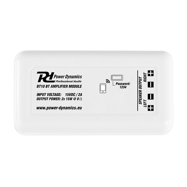 Amplificador Compacto Bluetooth 60W (BT10) - Power Dynamics 4