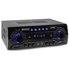Amplificador de Karaoke Bluetooth/SD/USB 2x 250W (AV460) - FENTON