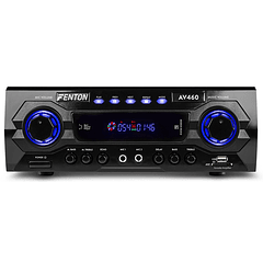 Amplificador de Karaoke Bluetooth/SD/USB 2x 250W (AV460) - FENTON