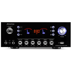 Amplificador Hi-Fi Stereo FM/USB/MP3/BLUETOOTH c/ Display 2x 60W (AV120FM-BT) - FENTON