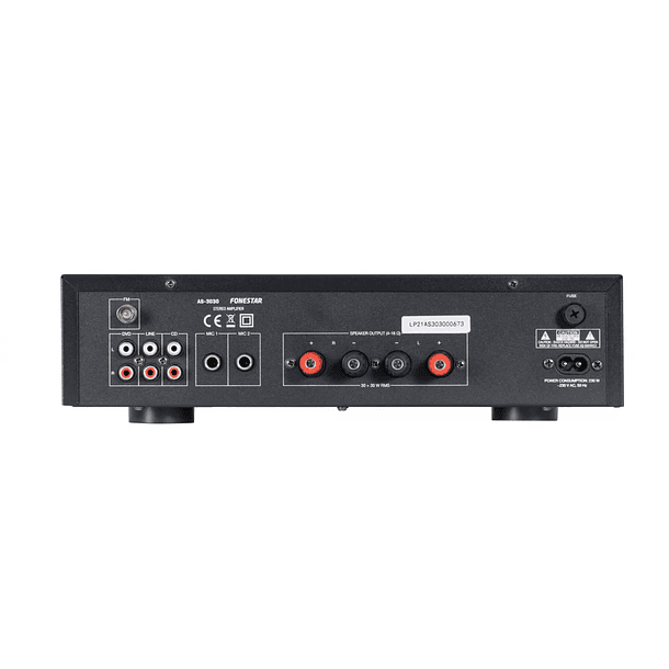Amplificador Hi-Fi (FM/SD/USB/MP3) 2x 40W RMS - Skytronic AV360 3