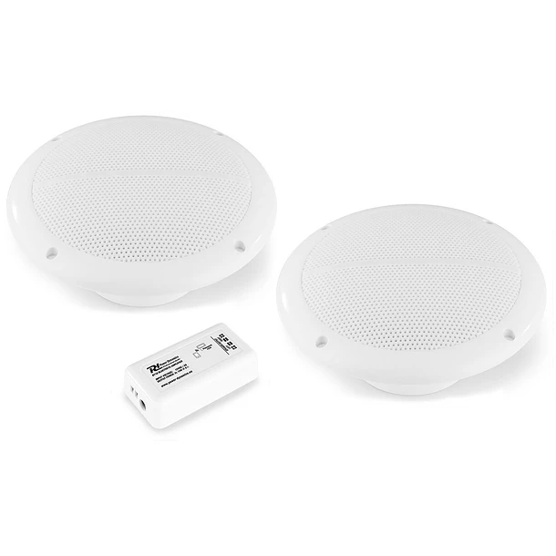 Sistema de Som Amplificado Bluetooth 60W c/ 2 Colunas Tecto 5