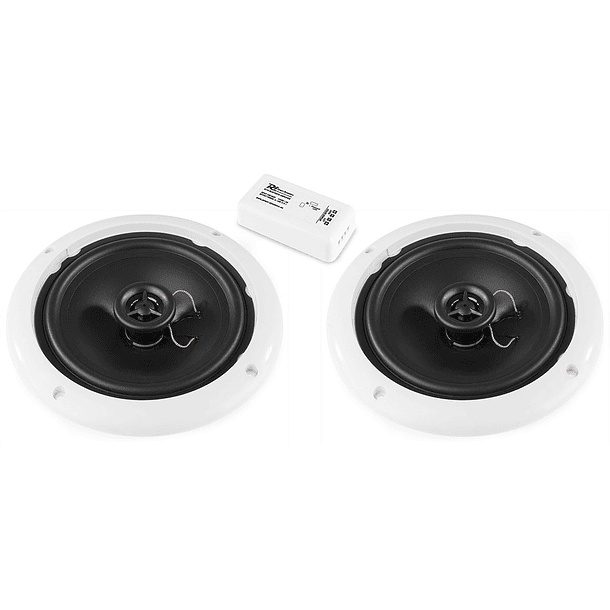 Sistema de Som Amplificado Bluetooth 60W c/ 2 Colunas Tecto 5