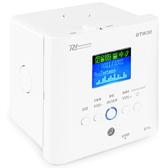 Amplificador de Parede c/ Leitor Bluetooth/USB/FM (BTW30) - Power Dynamics