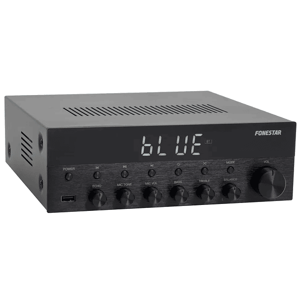 Amplificador Stereo Hi-Fi 30W (BT/USB/Rádio FM) - FONESTAR 1