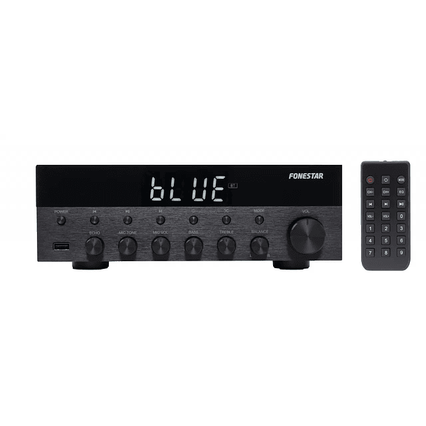 Amplificador Stereo Hi-Fi 30W (BT/USB/Rádio FM) - FONESTAR 2