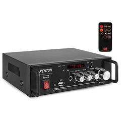 Amplificador de Karaoke Portátil Bluetooth MP3/USB 2x 50W (AV344) - FENTON