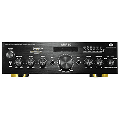Amplificador KARAOKE 2x 25W RMS MP3 USB-SD-FM - ACOUSTIC CONTROL