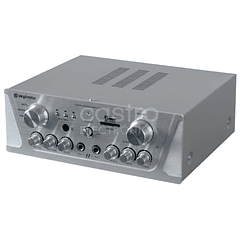 Amplificador KARAOKE 2x 25W RMS MP3 USB-SD-FM - ACOUSTIC CONTROL