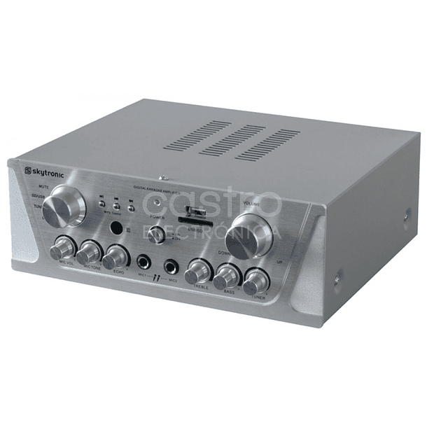Amplificador KARAOKE 2x 25W RMS MP3 USB-SD-FM - ACOUSTIC CONTROL 2