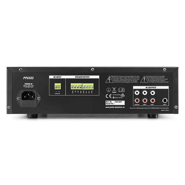 Amplificador Linha 100V 30W MP3/USB/SD 12/220V (PPA30) - Power Dynamics 3