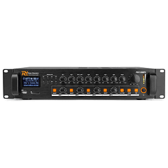 Amplificador Linha 100V 120W RMS c/ 4 Zonas MP3/USB/SD/FM/BLUETOOTH (PDV120MP3) - Power Dynamics