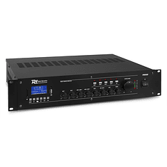 Amplificador 360W RMS (100V) 6 Canais 4 Zonas c/ MP3/USB/BLUETOOTH (PRM360) - POWER DYNAMICS