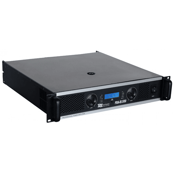 Amplificador PA Profissional 2x 1000W RMS (PDA-B1500) - Power Dynamics 1