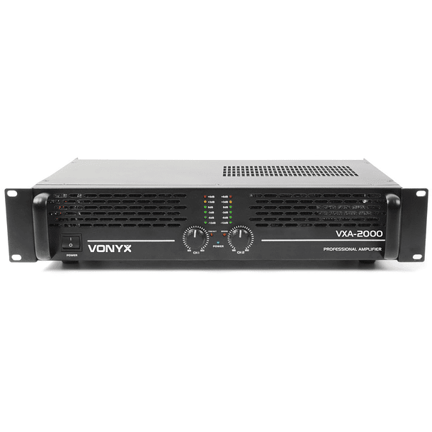 Amplificador PA Profissional 2x 1000W (VXA-2000 II) - VONYX 1