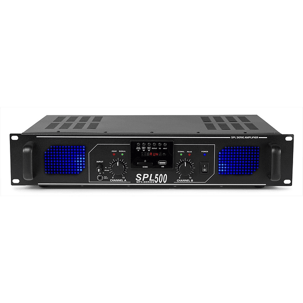 Amplificador PA Digital Pro 2x 550W RMS (PDD1100) - Power Dynamics 3