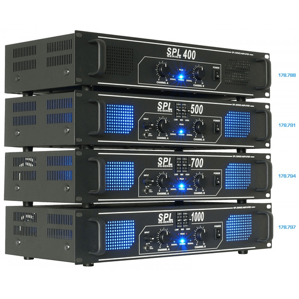 Amplificador PA 2x 500W (SKY-1000B) - Skytec 3