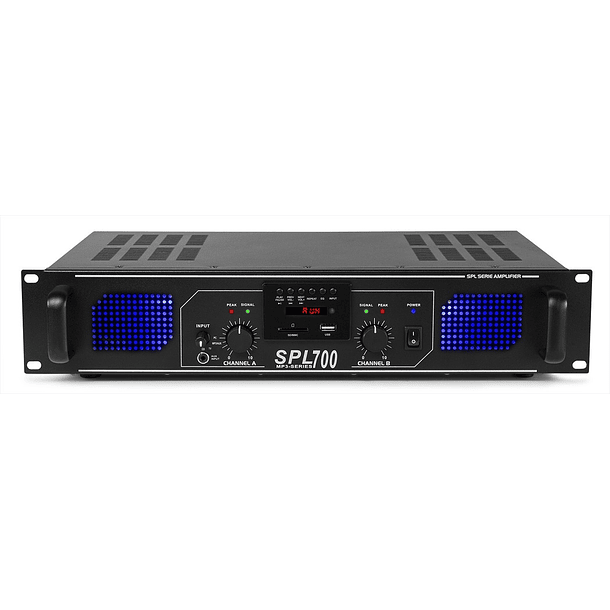 Amplificador PA 2x 120W (SKY-240B) - Skytec 3