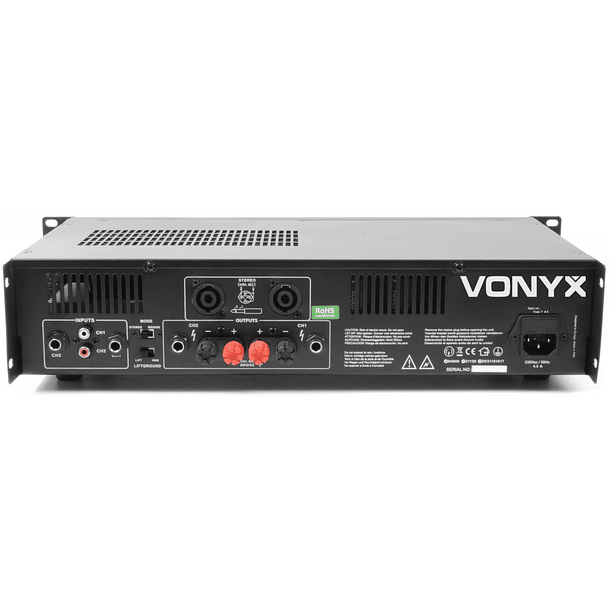 Amplificador PA Profissional 2x 1500W (VXA-3000) - VONYX 2