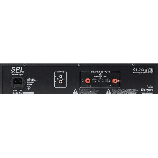 Amplificador PA 2x 150W 19