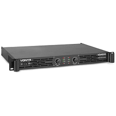 Amplificador PA Digital 1U 2x 250W (VDA500) - VONYX