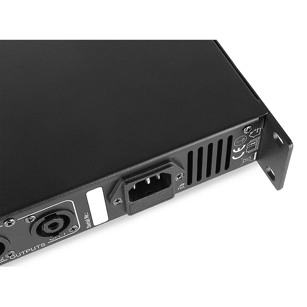 Amplificador PA Digital 1U 2x 250W (VDA500) - VONYX 3